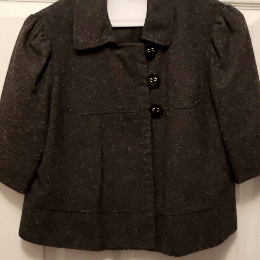 Selé cropped jacket with short sleeves
